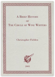 A brief history of the circle of wine writers