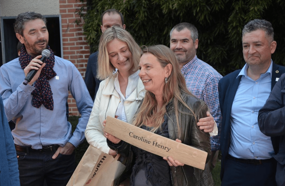Caroline Henry wins Terres et Vins de Champagne Award